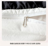 Rose Flowers Embroidery Ruffle Lace Bedding Set Washed Cotton Duvet Cover Set Skin Friendly Bed Sheet Pillowcases Princess Style