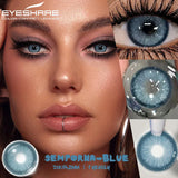 1Pair Color Contact Lenses for Eyes Blue Eye Lenses Natural Gray Pupils for Eyes Green Lenses Yearly Use Eye Contacts