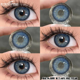 1 Pair Brown Color Contact Lenses for Eyes Big Eyes Natural Lenses Beautiful Pupils Cosmetics Gray Lens Color Women