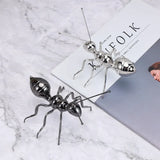 Creative Metal Ants Statue Desktop Ornament Gold Black Ants Figurines Home Decorations Modern Small Ornaments Decoration Crafts