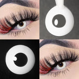 Eye Eyes Color Contacts Colored Contact Lenses Lens Small Pupil Cosmetic Cosplay Student 2Pcs 12 Months 1 Year Yearly Use