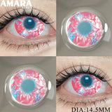 Purple Cosplay Color Contact Lenses Crazy Halloween Fashion Beauty Pupils Role Playing Party Cosmetic Color Lens