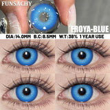 1 Pair Cosplay Demon Contact Lenses for Eyes Anime Lenses for Halloween Colorcon y2k Eye Contacts Cosmetic Red Softlens