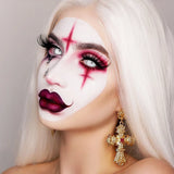 Black Cos Wednesday Contact Lenses for Eyes Cosplay Lenses Anime Lenses Accessories Lenses Black Lenses White Lens