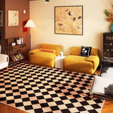 Plaid Retro Carpet Living Room Large Area Study Bedroom Bedside Soft Floor Mat Room Leisure Area Coffee Table Rug Ковер Tapis