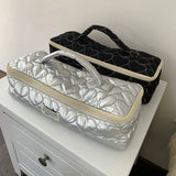 Multi-Functional High Capacity Makeup Storage Bag Protective Hair Dryer & Curling Iron Case Portable Travel Organizer