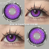 1 Pair Cosplay Colored Contact Lenses Red Lenses Halloween Blue Beauty Makeup Eyes Lenses Anime Purple Eyes Contacts