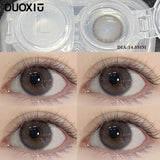 1Pair Color Contact Lens Pupils Nature High Quality Myopic Blue Black Eyes - 0.00 to- 8.00 Diopter Lenses