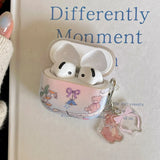 for girl gift cute bear pink silicone soft case for apple airpdos 1 2 3 4 pro 2 3nd generation wireless bluetooth earphone cover