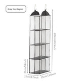 Practical Fabric Hanging Organizers Simple Designs Hanging Storage Bag with Multi Layer For Easy Homes Organization