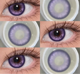 1Pair Fashion Makeup Pampas Series Yearly Purple Contacts Green Eyes Color Lenses Beauty Pupils Eye Color Green Lenses