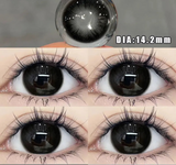 1Pair nature Contact Lenses Soft Lenses Brown Eye Diameter 14.5mm 14.2mm 14.0mm Beautiful pupils Black Lens Myopia Degree