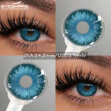 Color Contact Lenses for Halloween Vampire Cosplay Cosmetic Contact Lens Anime Lenses with Red Pupils for Parties Year