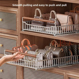Stainless Steel Jeans Closet Bag Organization Bedroom Storage Rack Box Pull Out Kitchen Storage Large Capacity Undertable Drawer