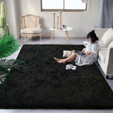 High quality and super soft plush carpet Bedroom bedside rug mat Living room children's room Non slip home decoration carpets