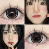 Blue Contact Lenses 1 Pair Daily Wear Prescription Myopia Lenses For Big Eyes Kawaii Anime Eye Effect Natural Lenses