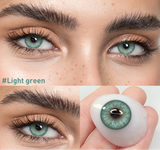 Brand New Colored Contact Lenses 1Pair Eye Color Lenses Green Lenses Year Disposable for Cosplay,Blue Contacts Pupils de Color