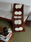 Long Tufting Geometric Bedside Rug Soft Mat Corridor Carpet Kids Bedroom Floor Foot Pad Aesthetic Home Room Winter Warm Decor
