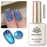 15ml Aurora Glitter Gel Nail Polish Iridescent Pearl Shimmer Effect Soak Off UV LED Manicure Varnishes