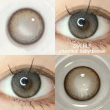 2pcs/Pair Design Beauty Contact Lenses for Eyes Color Lenses Cosmetic Pupils Eye Color Lenses Blue Lens Brown Lenses