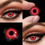 Cosplay White Contact Lenses for Eyes Anime Role Playing Lens Halloween Cosplay Black Contacts Yearly Cosmetics Pupils