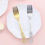 Retro Ins Luxury Relief Stainless Steel Fork And Knife Set Golden And Silver Home Dining Utensils Steak Knife And Fork Set