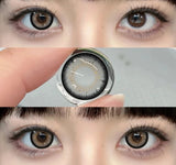 Colorcon 1Pair Colored Contact Lenses with Degree Myopia Lenses Brown Lenses High Quality Natural Eye Lenses Fashion