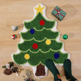 Christmas Tree Home Rugs Bedroom Rug Carpet Floor Mat Entrance Door Bedroom Bath Toilet Anti Slip Mats Imitation Cashmere Carpet
