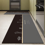 Carpet for Kitchen Floor Mat Absorbent Non-slip Pvc Rug Diatom Mud Foot Mats Water-absorbent Quick-drying Alfombra De Cocina