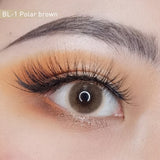 Color Contact Lenses Luminous Ice Blue Beauty Lens |   14.2mm Soft Annual Reusable Cosmetic Lenses 2Pcs