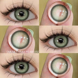1 Pair Colored Contact Lenses for Eyes Doll Eye Cosmetics Blue Contact Lenses Fashion Lens Eye Makeup Yearly Use