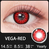 1 Pair Cosplay Makeup Contact Lenses for Eyes Halloween Essential Accessories Anime Cosplay Lens Yearly