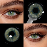 Colored Contact Lenses Lalens Angeles Brown Blue Green Color Contacts Eye Lens Eyes Half Year 2Pcs