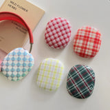 Personalized plaid pattern suitable for Apple Airpods Max protective case, drop resistant and minimalist headphone case