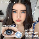1 Pair Myopia 0~-8.00 Degree Color Contact Lenses for Eyes Natural Lenses with Prescription Diopter Eye Contacts Yearly