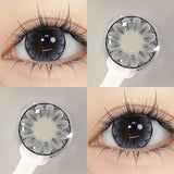 2Pcs Colored Contact Lenses Large Diameter 14.5mm Brown Blue Beauty Pupils Gray Eyes Makeup Lens Fast Shiping