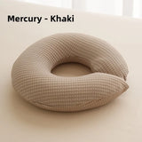 Professional Salon Use round Face Pillow Massage Bed Hole Pad Removable Cover Neck Shoulder Back Massager U-Shaped Pillow