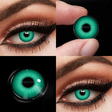 Cosplay White Contact Lenses for Eyes Anime Role Playing Lens Halloween Cosplay Black Contacts Yearly Cosmetics Pupils