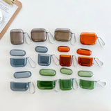 For Airpods 1 2 3 Pro Protective Case For Apple AirpodsPro 2nd 4 Soft TPU Buetooth Wireless Earphone Cover With Hook Bags