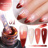 7.5ml Golden Gradient Cat Eye Nail Polish Gel Phototherapeutic Gel Soak Off Nail Magnetic Gel Polish Nail Art DlY