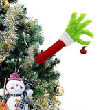 Christmas Tree Decorations New Doll Green Fur Monster Arm Doll Elf Decorations Christmas Tree Decorations Room Tree Decor Cute