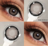 1 Pair Colored Contact Lenses for Eyes Natural Fashion Lenses Gray Beauty Pupils Blue Eye Lens Cosmetics Soft Contacts