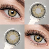 2PCS New Color Contact Lenses Korean Lenses With Prescription Beauty Pupils Makeup Iris style Colorcon Brown Contacts