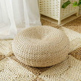 Japanese Style Tatami Mat Straw Weave Home Decoration Mat Straw Pouf Tatami Cushion Hard Texture Handmade