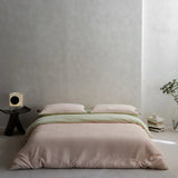 40S Ripple Jacquard Pure Cotton Bedding Set Bubble Gauze Color Blocking Breathable Quilt Set Twin Full Queen King Bedclothes