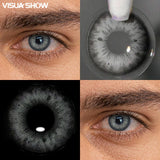 6 Months Disposable Colored Contact Lenses Small Pupil Lens Eyes Enlarge for Daily Cosmetics & Eye Beauty
