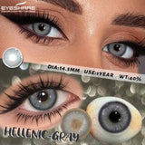 1 Pair Brown Contact Lenses for Eye Natural Beauty-health Colored Lenses Gray Pupils Cosmetics Blue Lenses Yearly Use