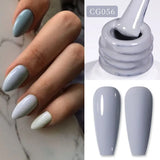 10ml Purple Red Series Gel Nail Polish Winter Dark Purple Nail Art Varnish Semi Permanent Soak Off UV LED Gel