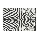 Nordic Fluffy Plush Carpets for Living Room Light Luxury Zebra Pattern Bedroom Decor Carpet Home Large Area Anti-Slip Lounge Rug