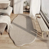 Thicken Washable Floor Mat Home Non-slip Lounge Rug Light Luxury Living Room Decoration Plush Carpet Irregular Rugs for Bedroom